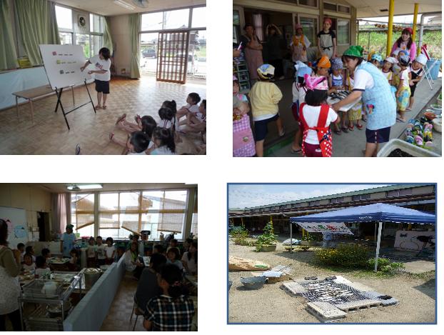 親子クッキング「イワシをたべよう」の様子