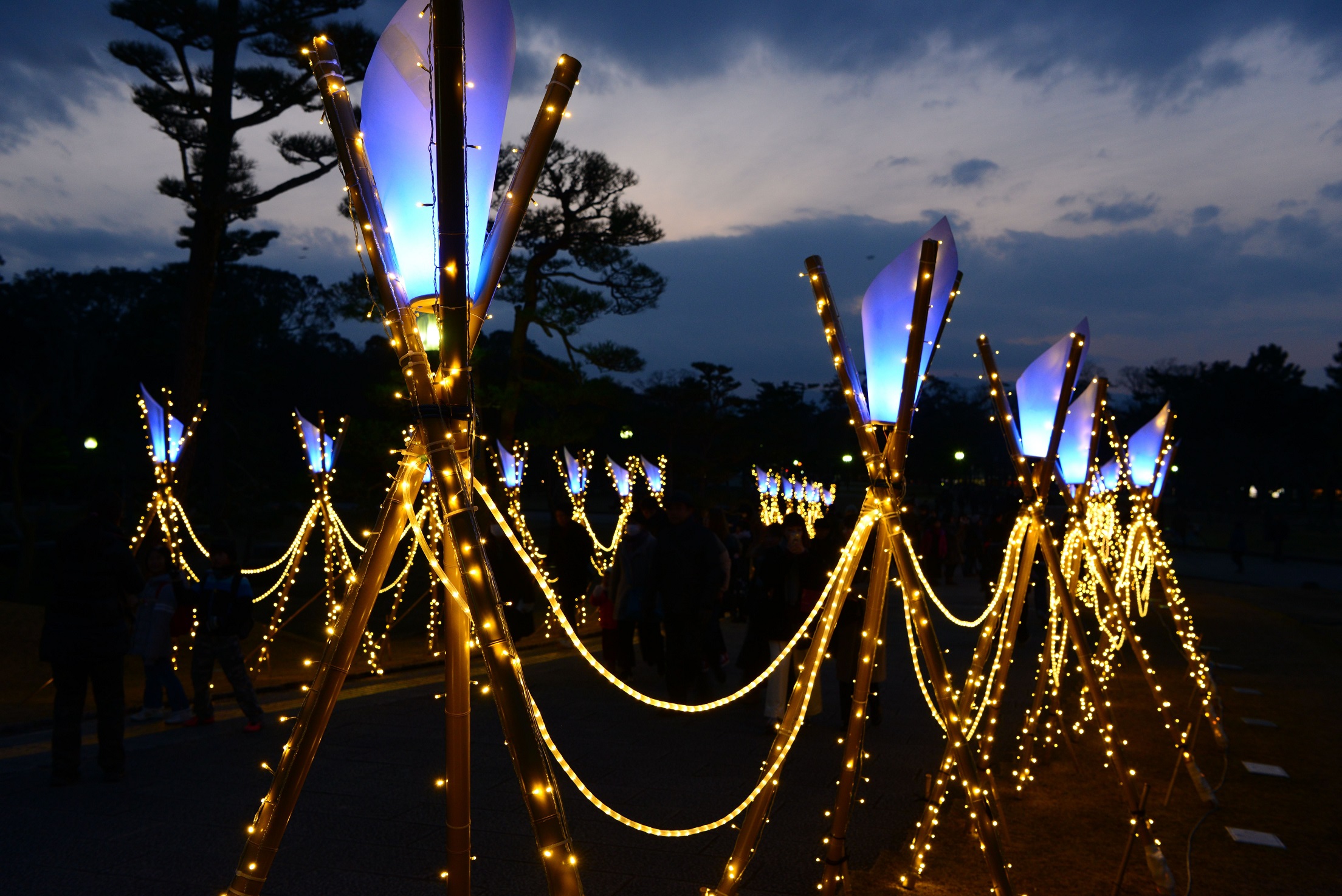 過去のなら瑠璃絵で実施したイルミネーションの画像1