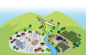 衛星や航空写真などを活用した調査や実地調査