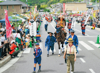 時代行列の様子
