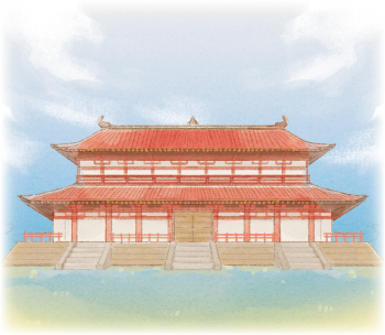 当時の建築物のイメージイラスト