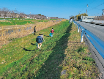 清掃活動の様子