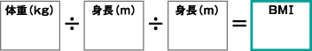 BMIの計算式