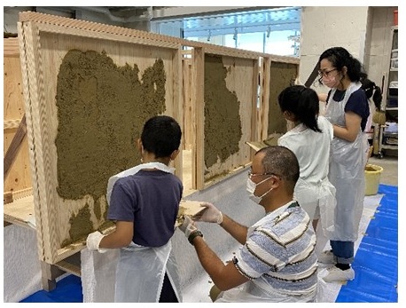 ワークショップ左官体験