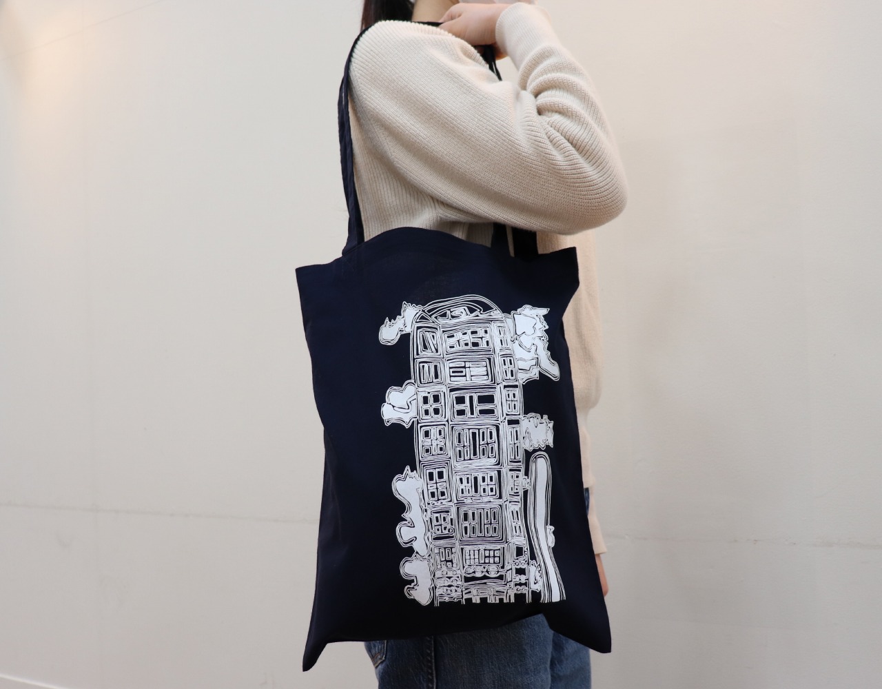 s-トートバッグ山野ホワイト２