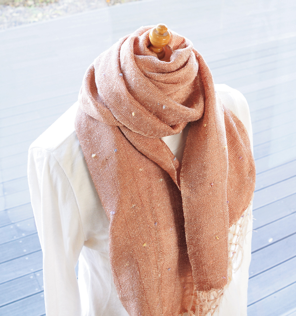 292_さをり織りショール_1