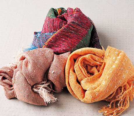 292_さをり織りショール_3