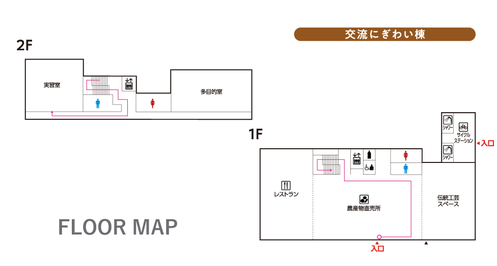 文化村ホールフロアマップ施設図面