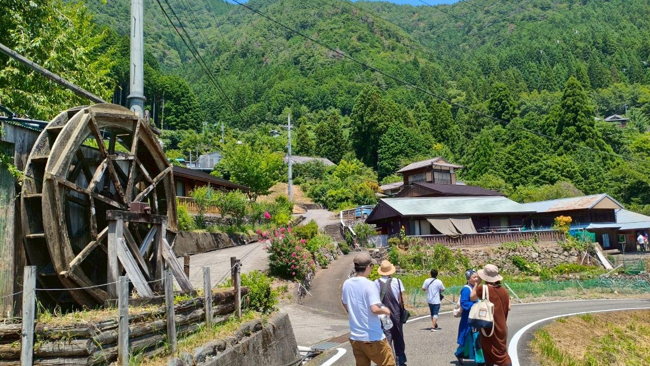 十津川水車切り抜き