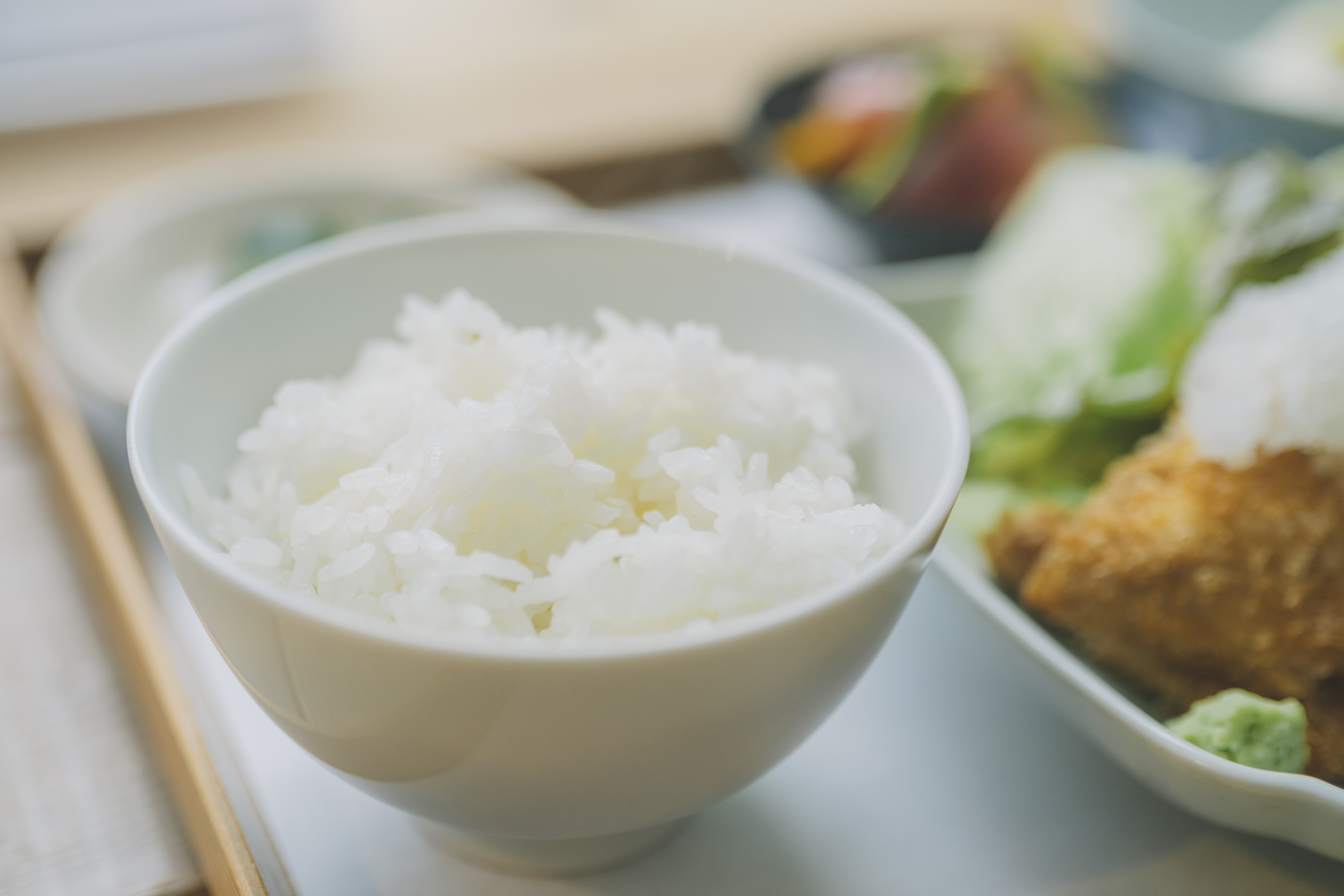 竈で炊き上げたご飯と鯵フライ定食