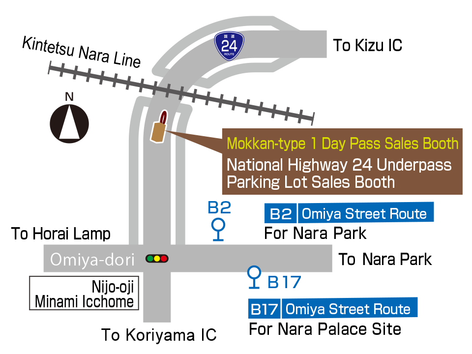 National Highway 24 Underpass Parking Lot Sales Booth