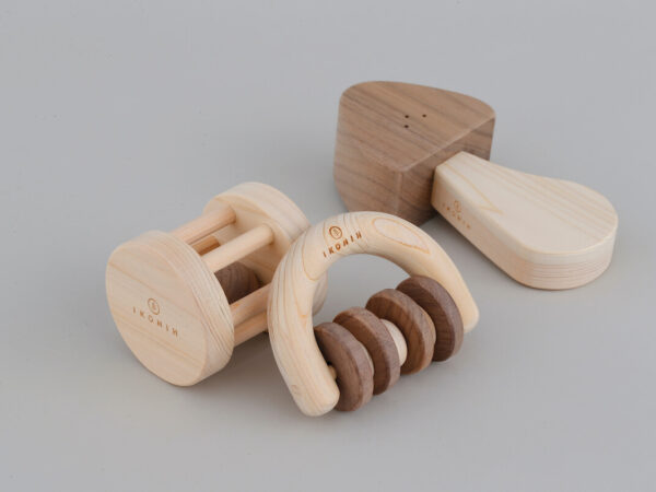 奈良の木 プロダクト ラトル3点セット