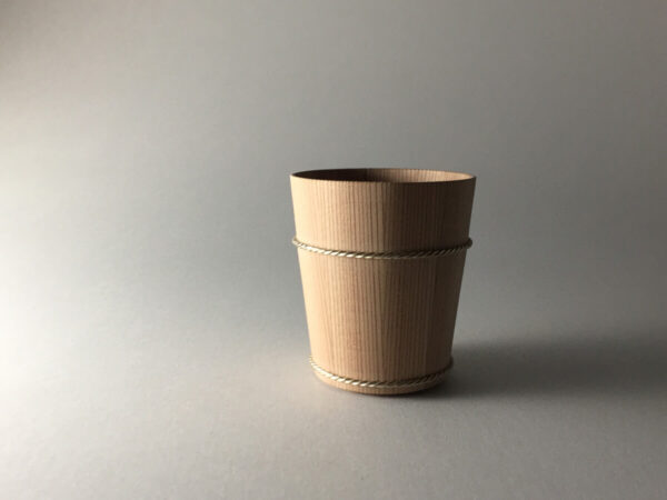 奈良の木 プロダクト 吉野杉ぐい呑一寸七分縦型