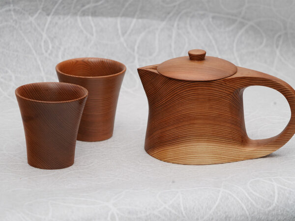 奈良の木 プロダクト 吉野杉ティーセット