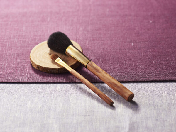 奈良の木 プロダクト 化粧筆 吉野杉パウダーブラシ・アイシャドウブラシ